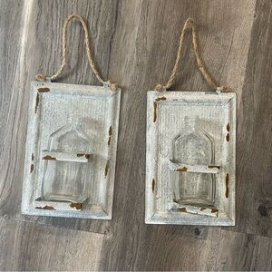 (2) Hanging Vases - Magnolia Marker